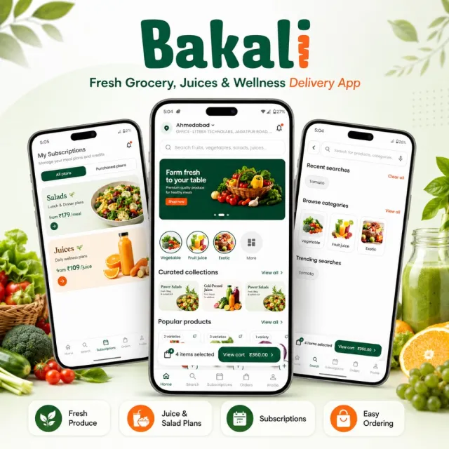 Bakali website from the LTTRBX portfolio